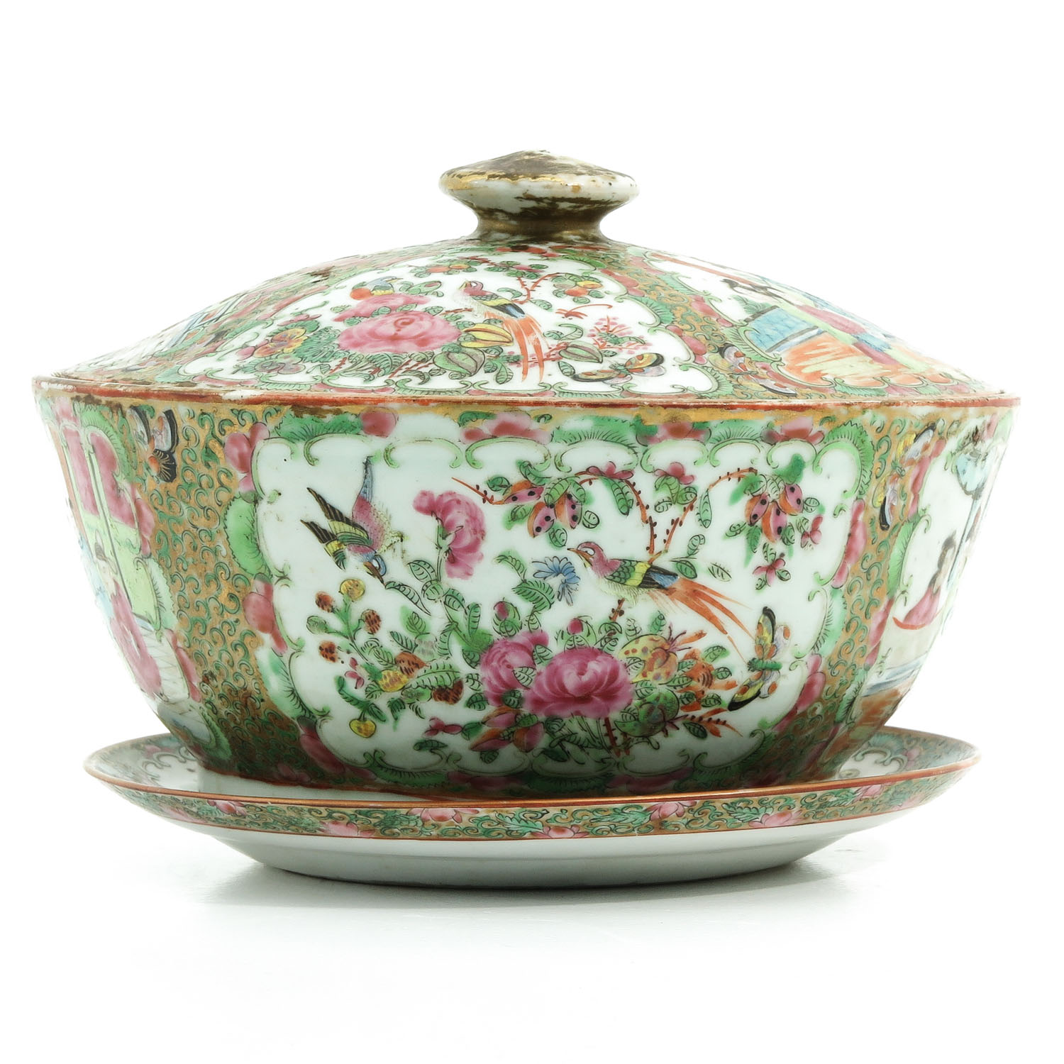 A Cantonese Covered Dish and Plate - Image 4 of 9