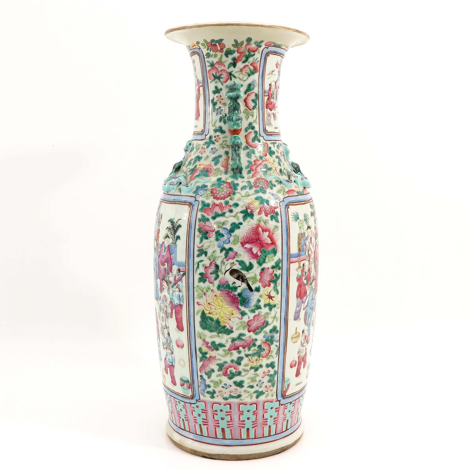 A Famille Rose Cantonese Vase - Image 4 of 10