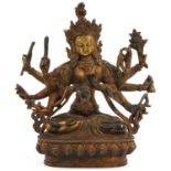 A Bronze Buddha Sculpture