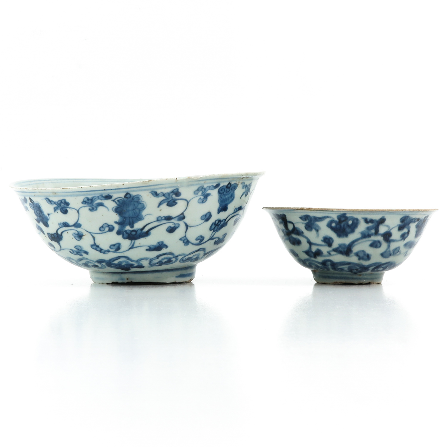 A Lot of 2 Blue and White Bowls - Image 4 of 10