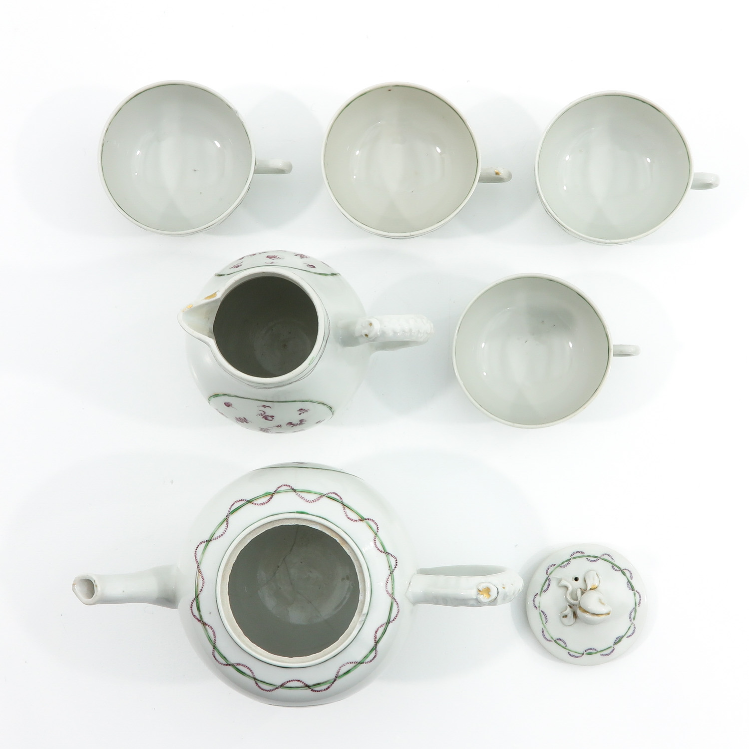 A 10 Piece Tea Service - Image 5 of 10