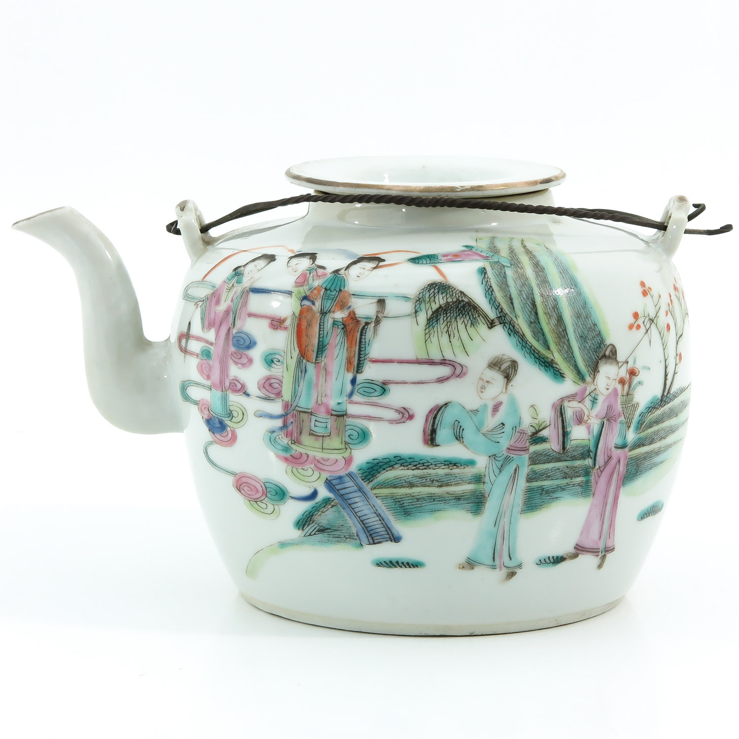 A Famille Rose Teapot