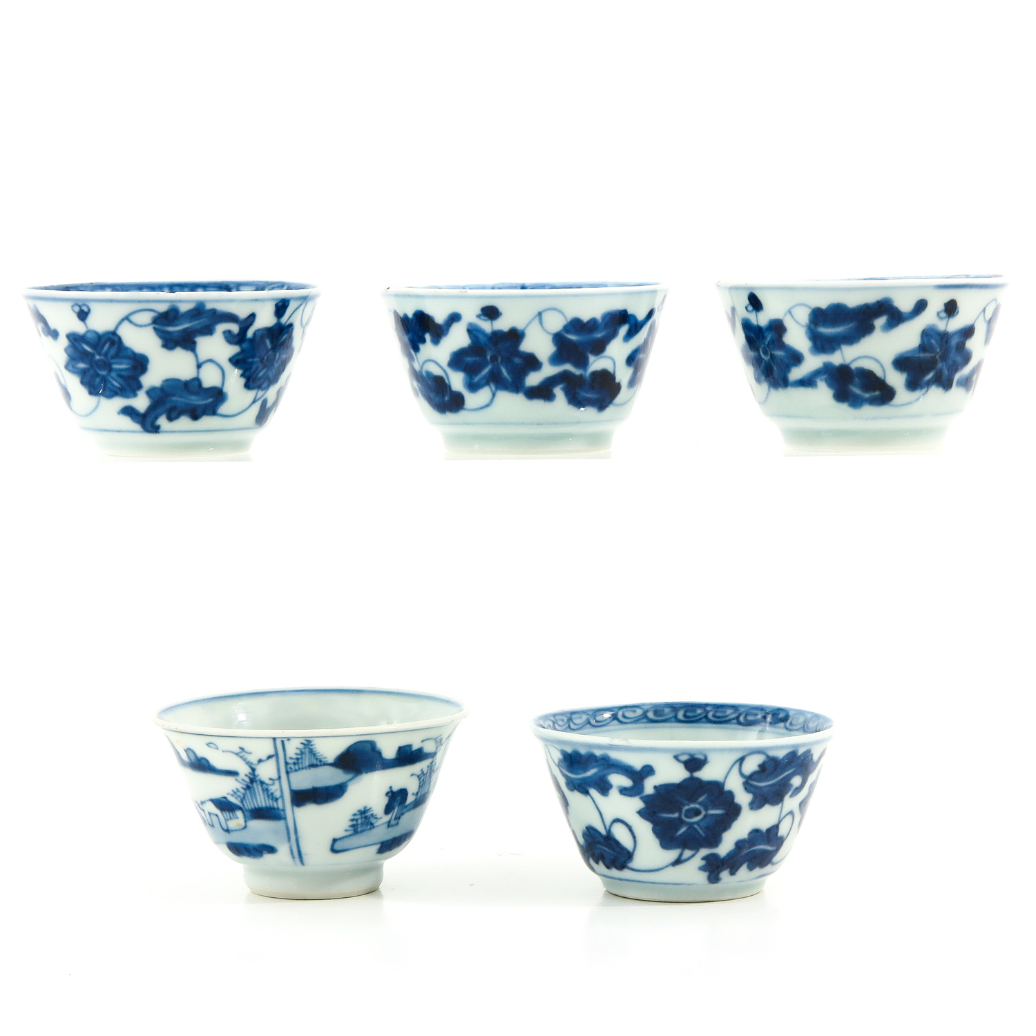 A Set of 5 Cups and Saucers - Image 2 of 9