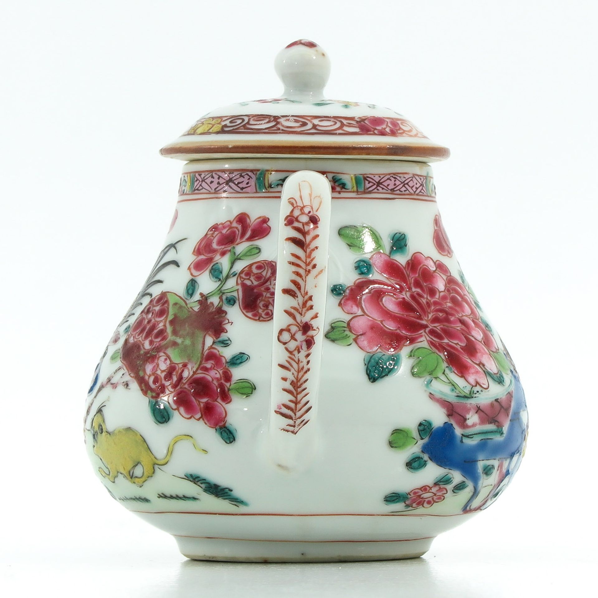 A Famille Rose Teapot - Image 2 of 9