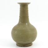 A Cream Glazed Vase