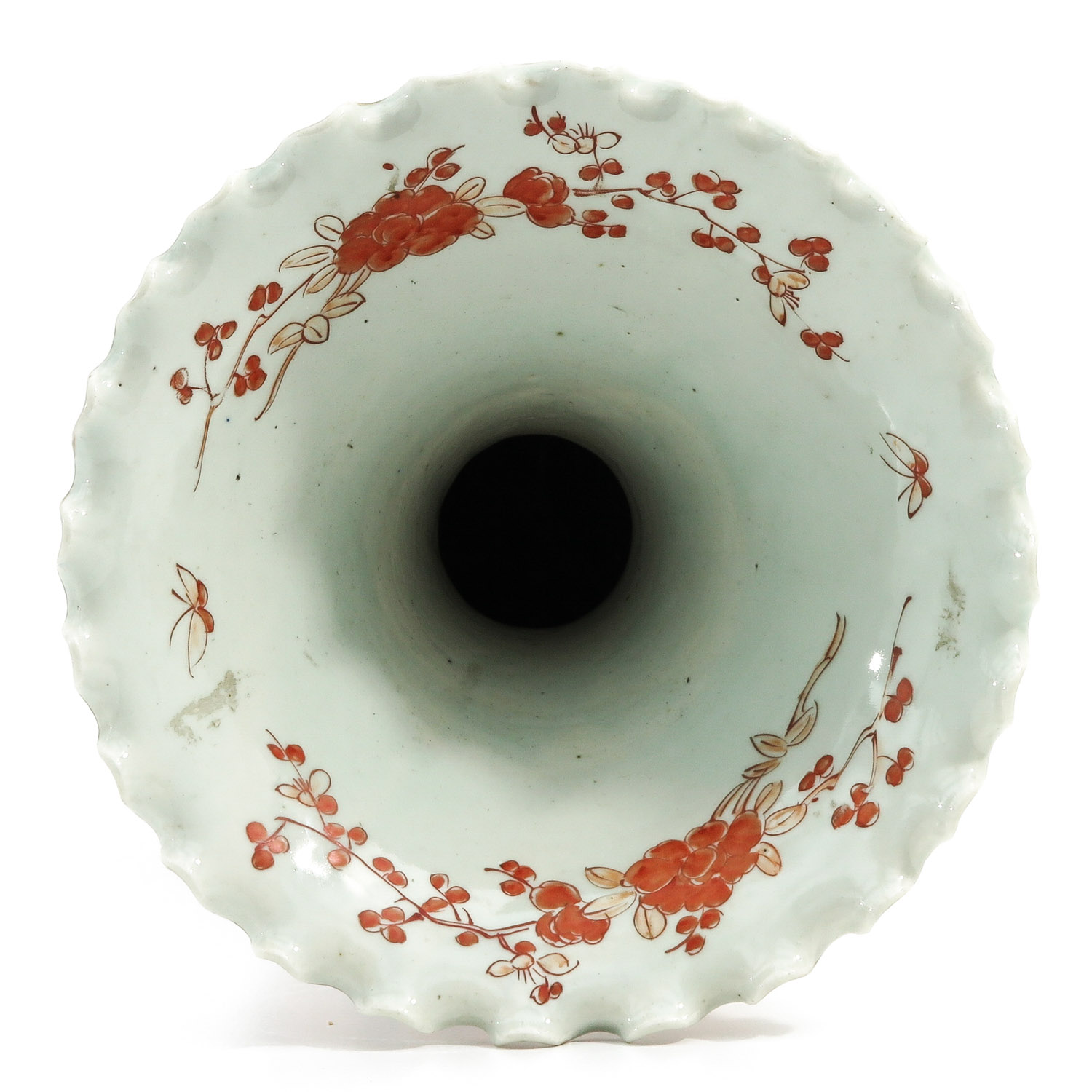 An Imari Ruffle Top Vase - Image 5 of 9