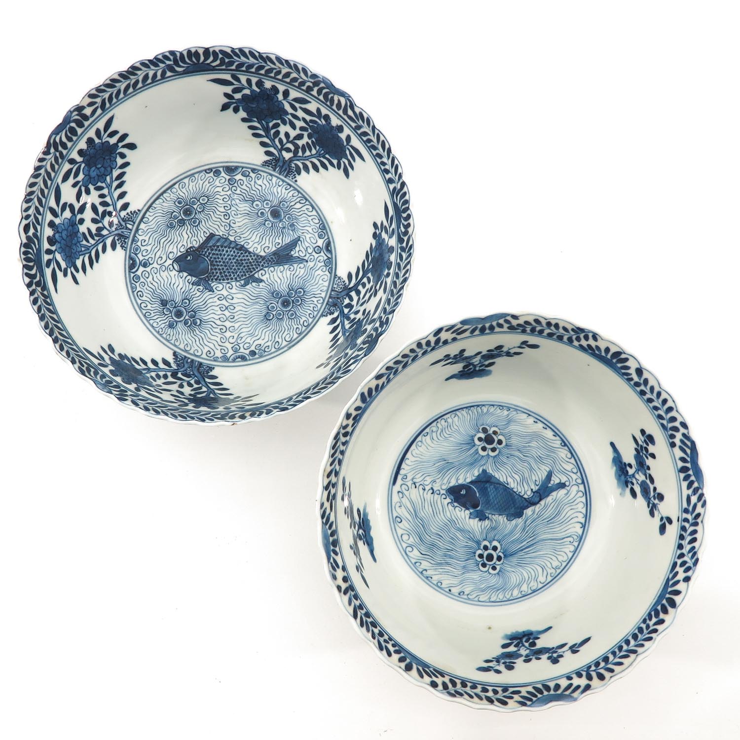 2 Blue and White Bowls - Image 5 of 9