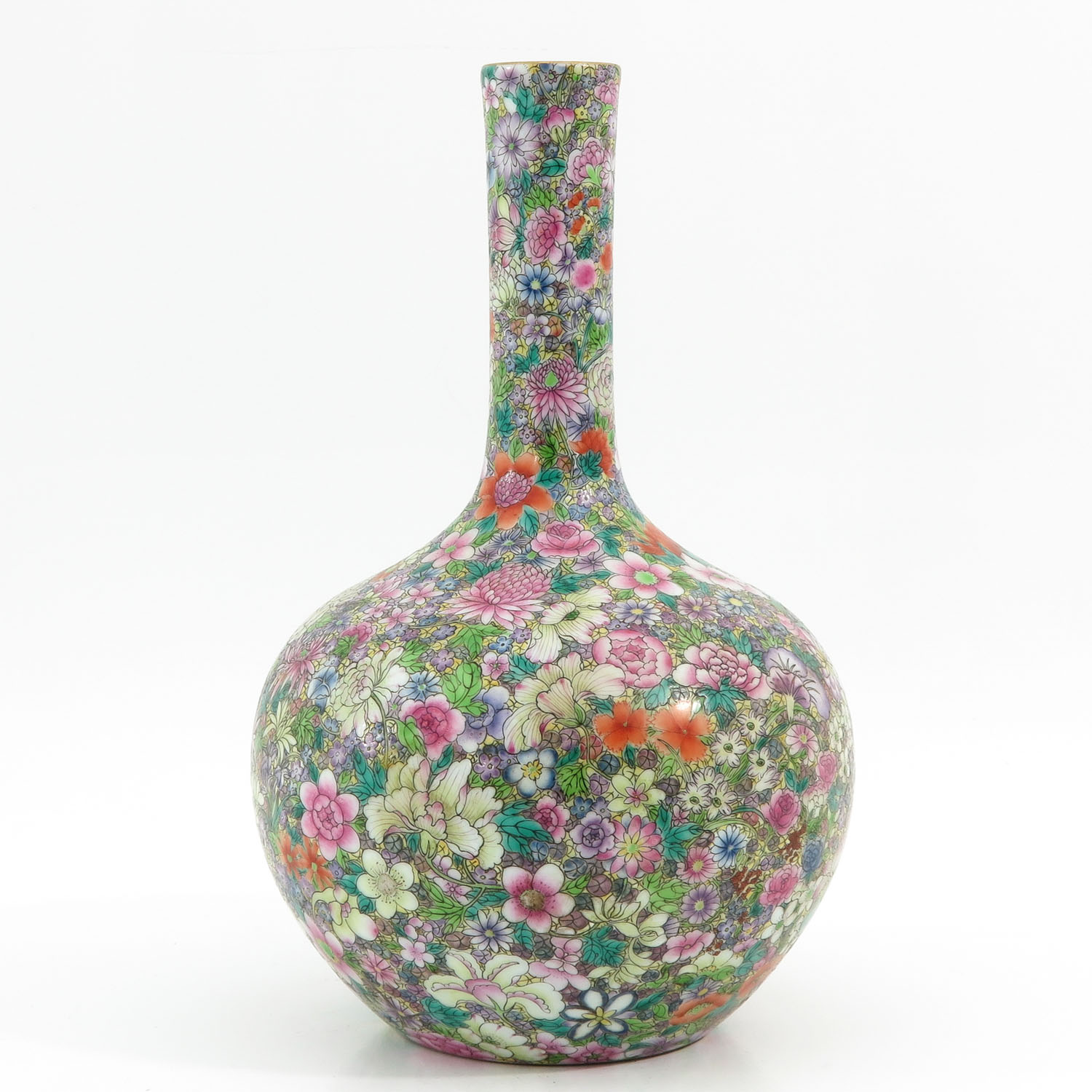 A Mille Fleur Decor Bottle Vase - Image 3 of 10