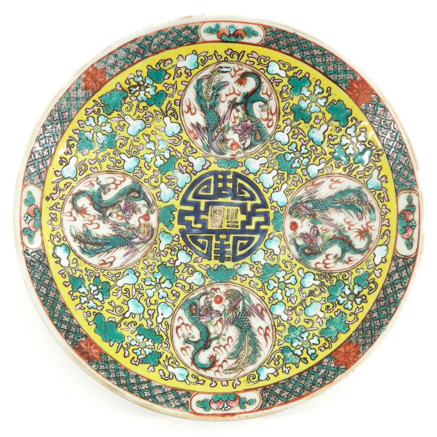 A Polychrome Decor Plate