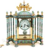 A Cloisonne Mantle Clock