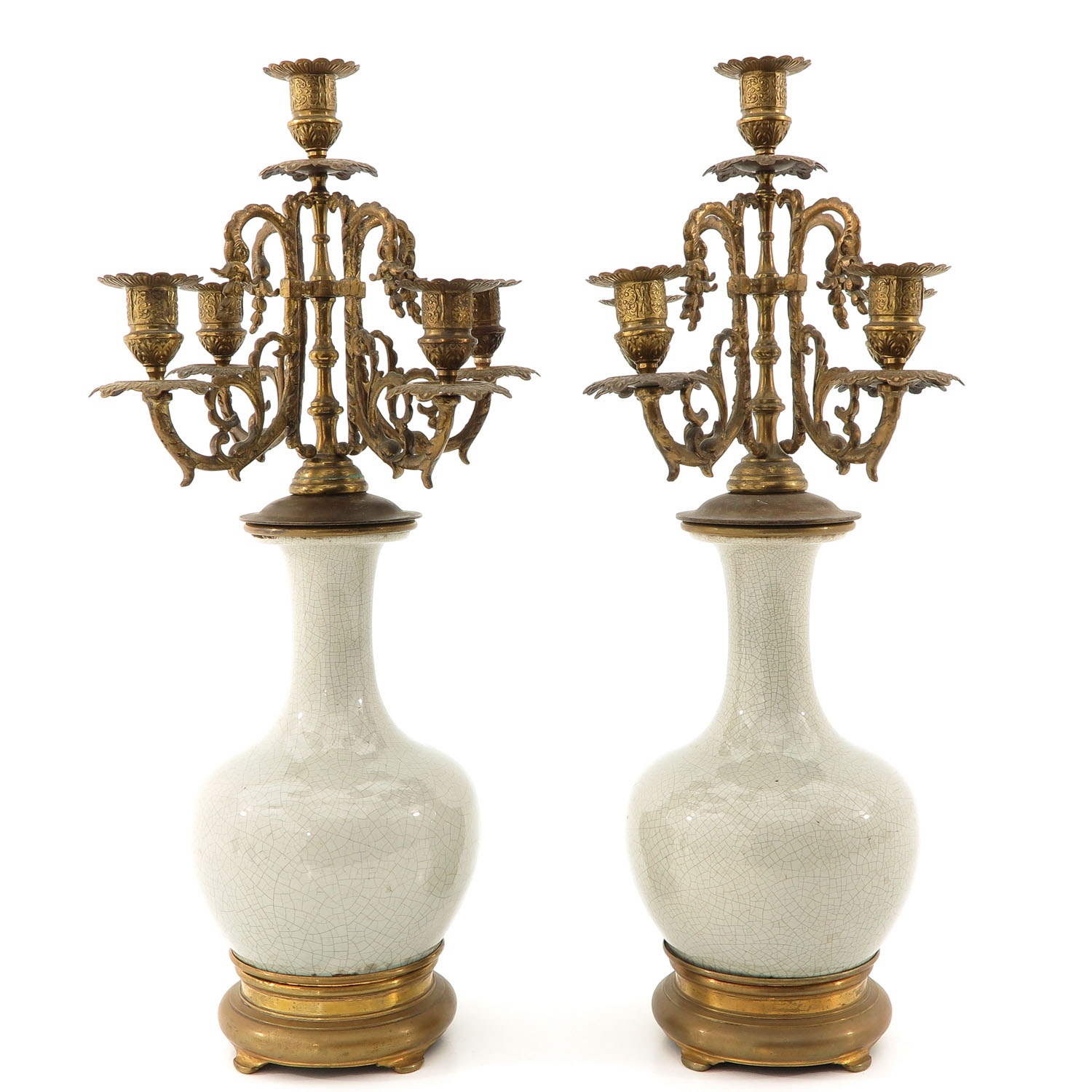 A Pair of Candleabras - Image 4 of 10