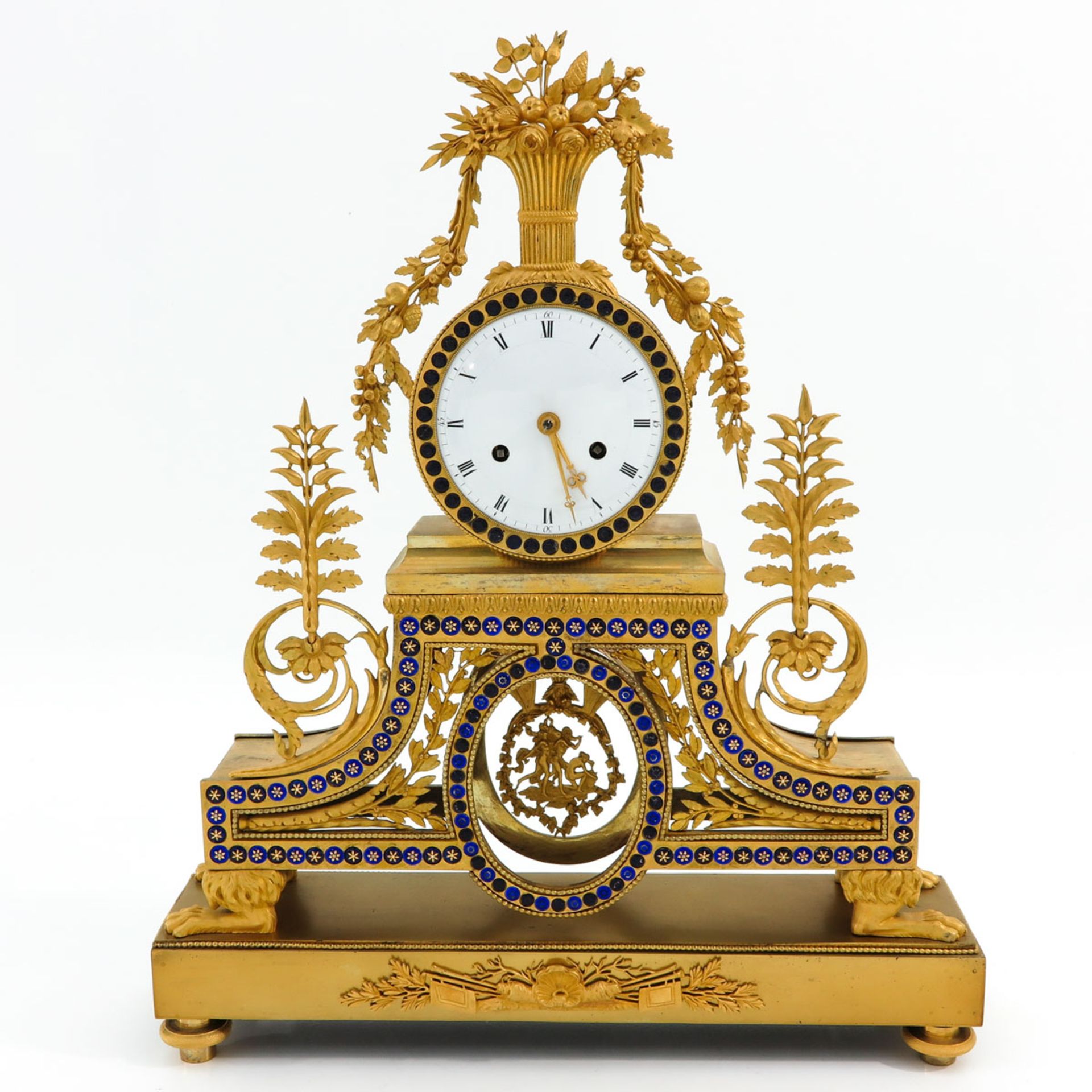 A La Corbeille Fleurie Pendule