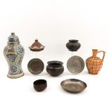 A Lot of Moroccan Pottery