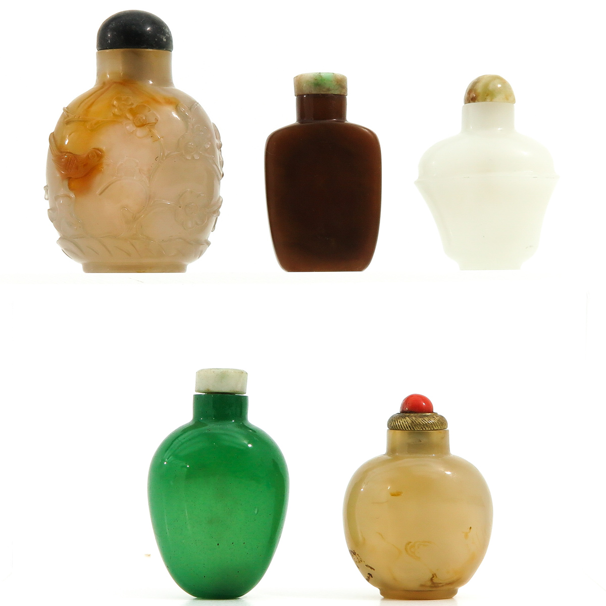 A Collection of 5 Snuff Bottles - Image 3 of 10
