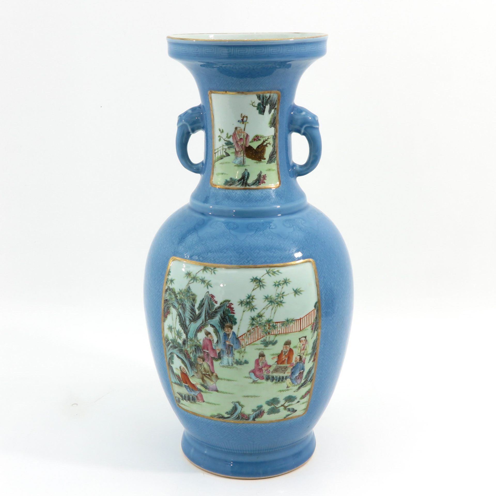 A Famille Rose Vase