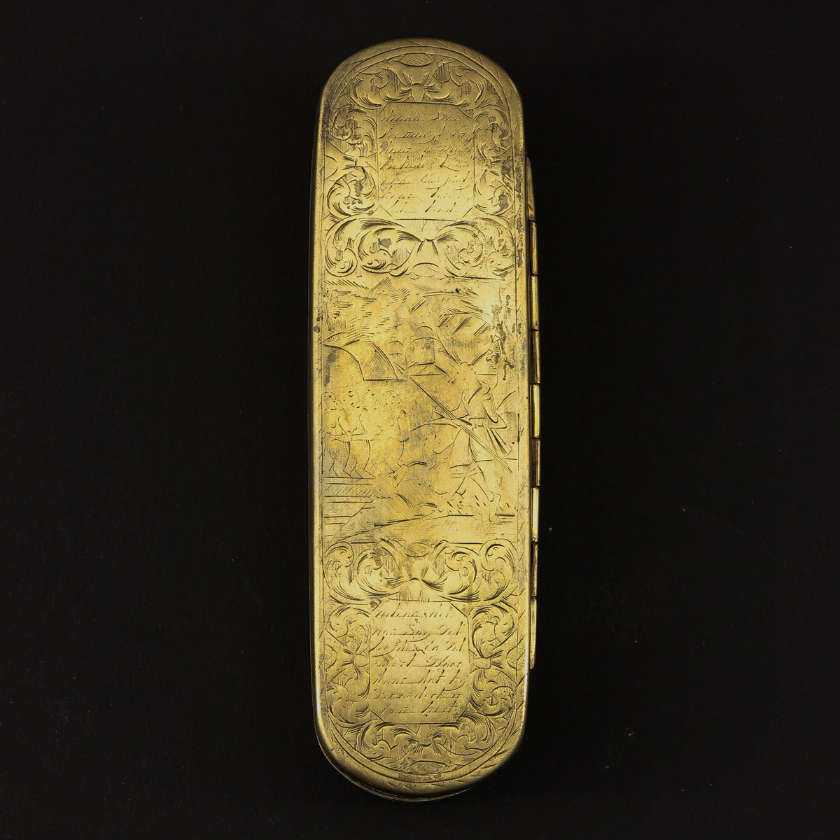 An 18th Century Brass Tobacco Box - Image 5 of 7