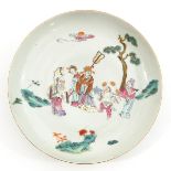 A Famille Rose Plate