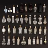A Beautiful Collection of 19th Century Perfume Bottles