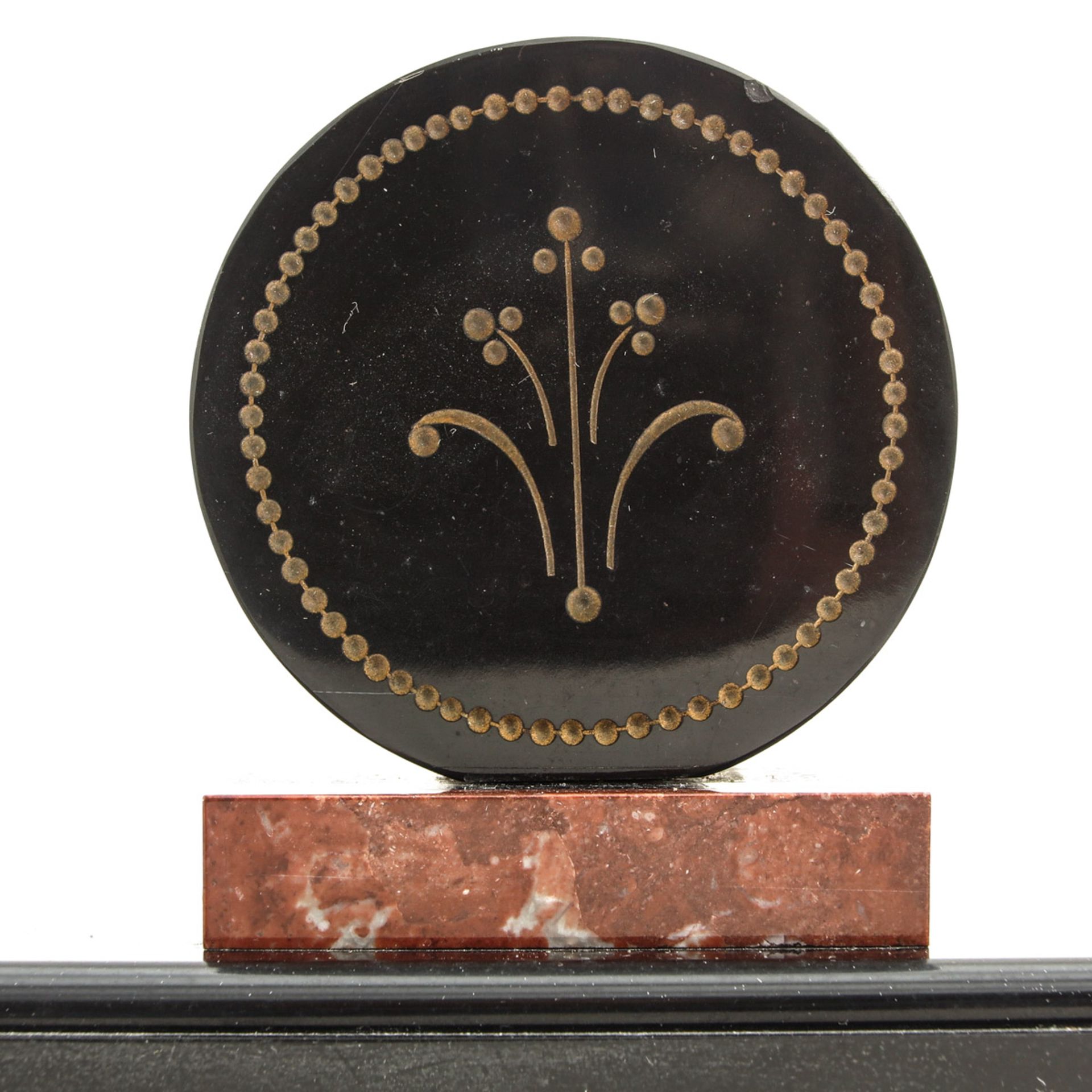 A 3 Piece Marble Clock Set - Image 8 of 10