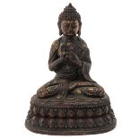 A Bronze Buddha Sculpture