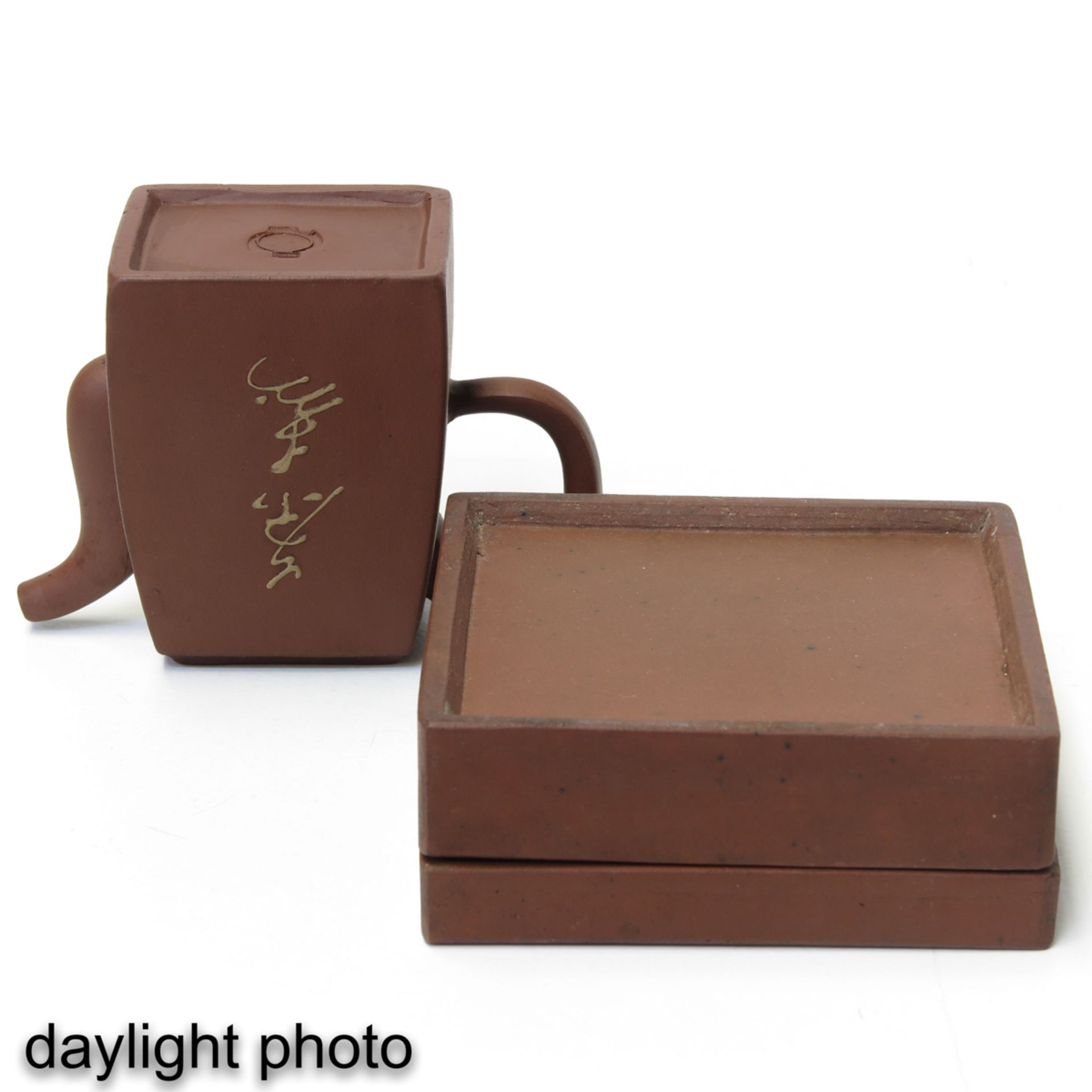 A Yixing Teapot and Box - Image 8 of 10