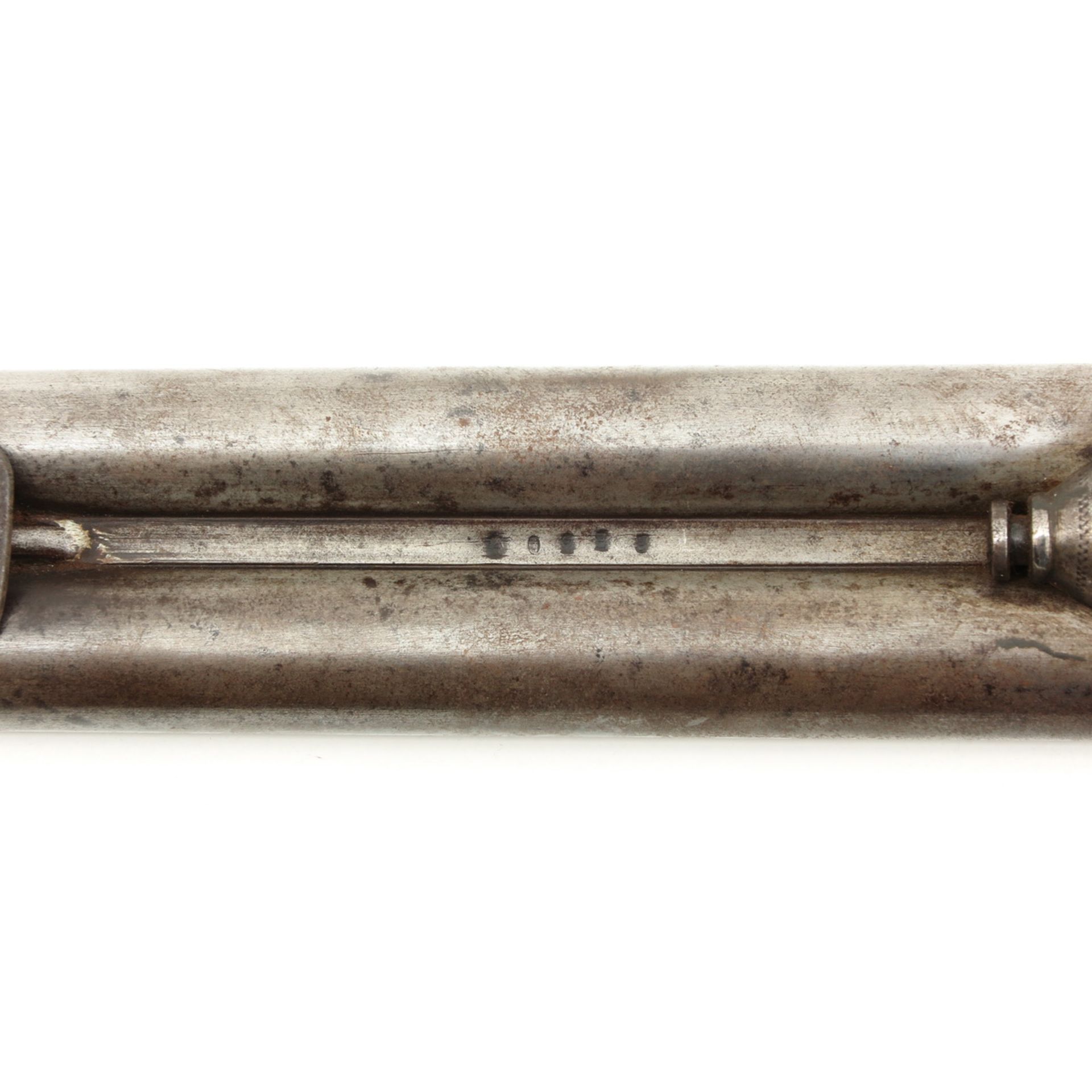 A 19th Century Double Barrel Shotgun - Bild 7 aus 9