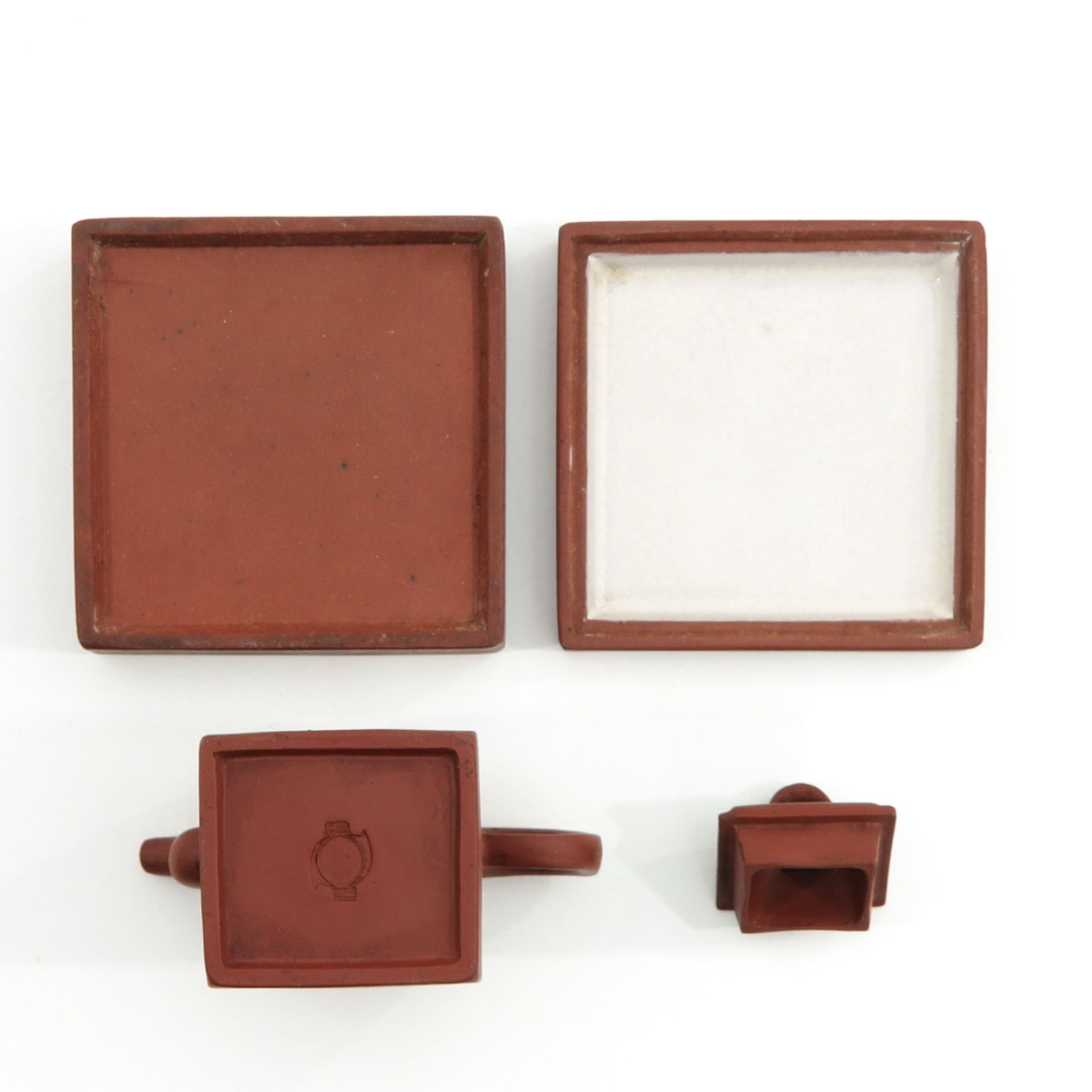 A Yixing Teapot and Box - Image 6 of 10