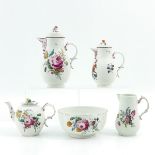 A Lot of 18th Century German Porcelain