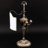 A Silver Empire Oil Lamp