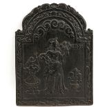 An 18th Century Cast Iron Plate