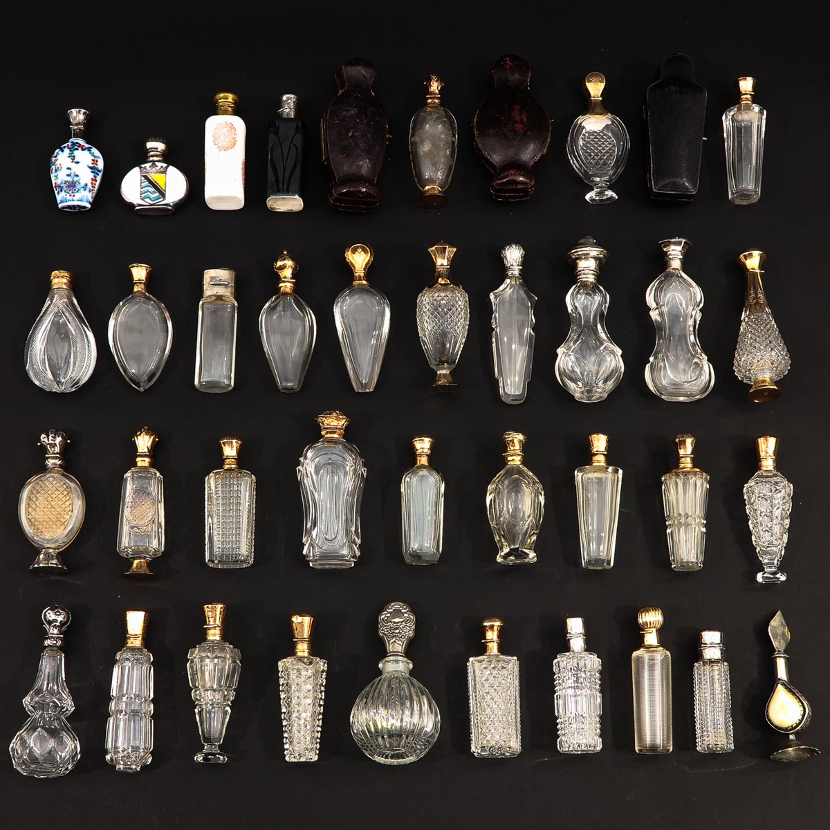 A Beautiful Collection of 19th Century Perfume Bottles - Image 2 of 4