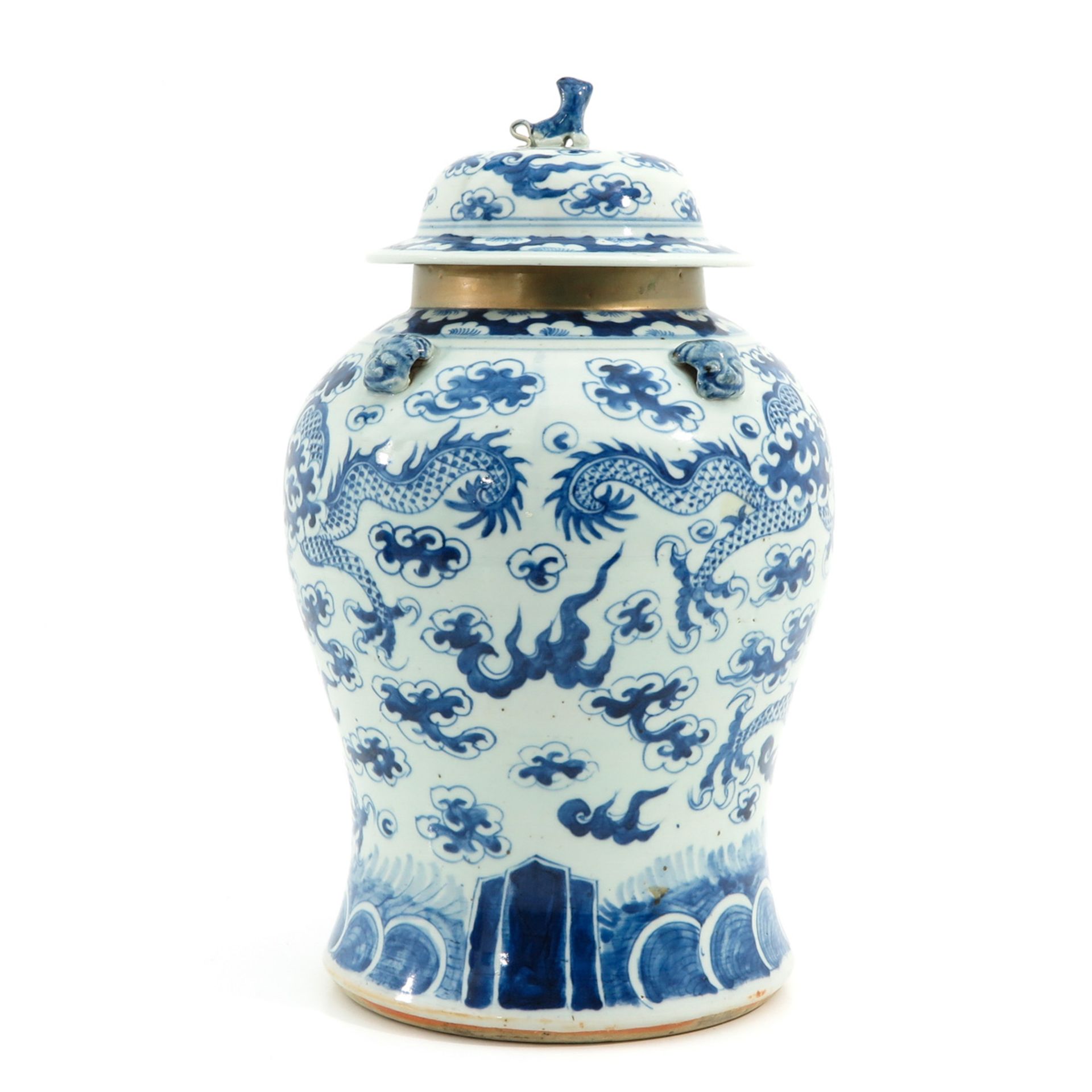 A Blue and White Jar with Cover - Bild 3 aus 10