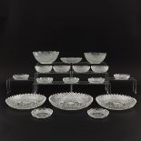 A Collection of 19th Century Crystal