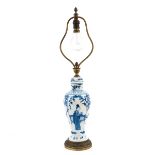 A Blue and White Lamp