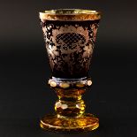 A 19th Century Bohemian Crystal Glass
