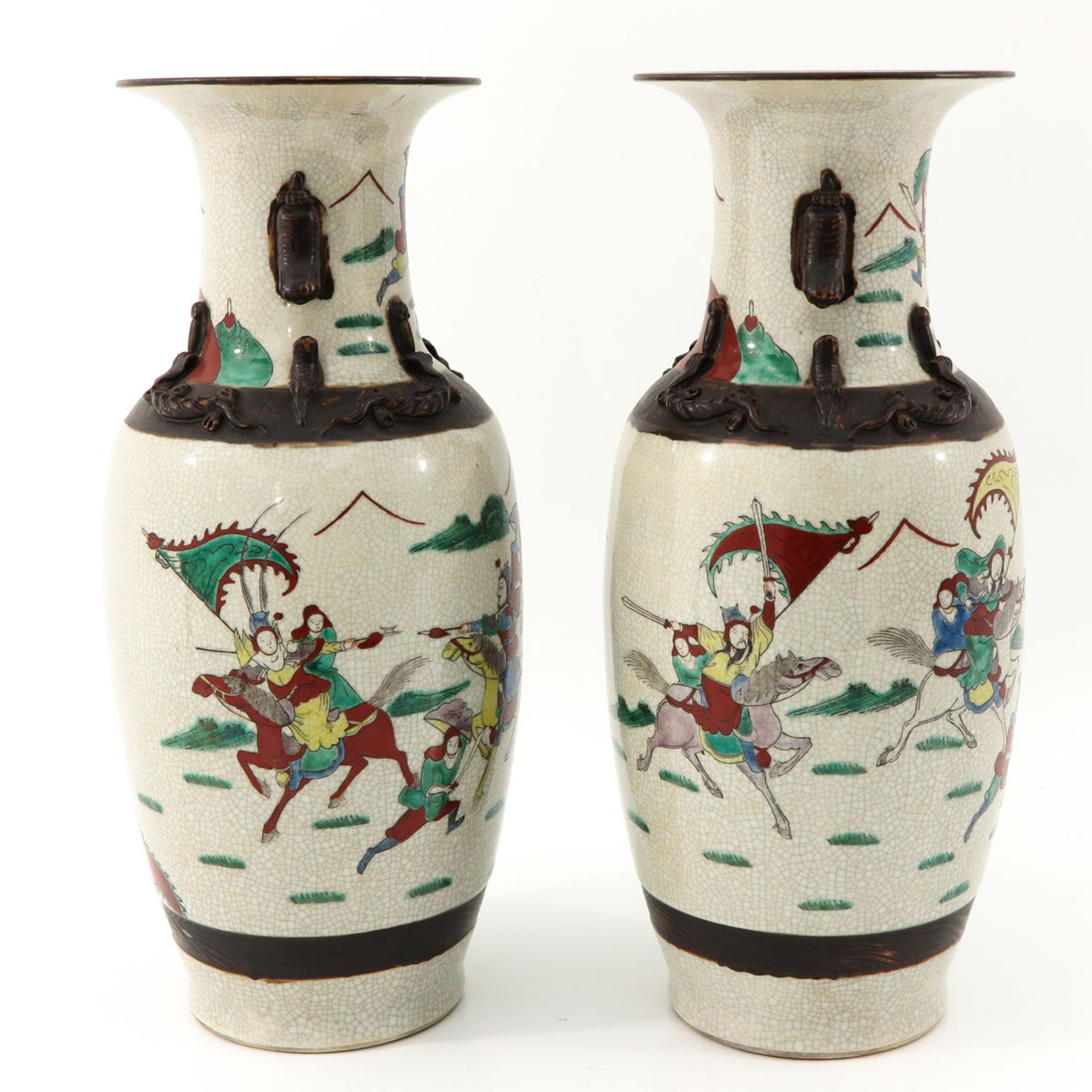 A Pair of Nanking Vases - Bild 4 aus 10