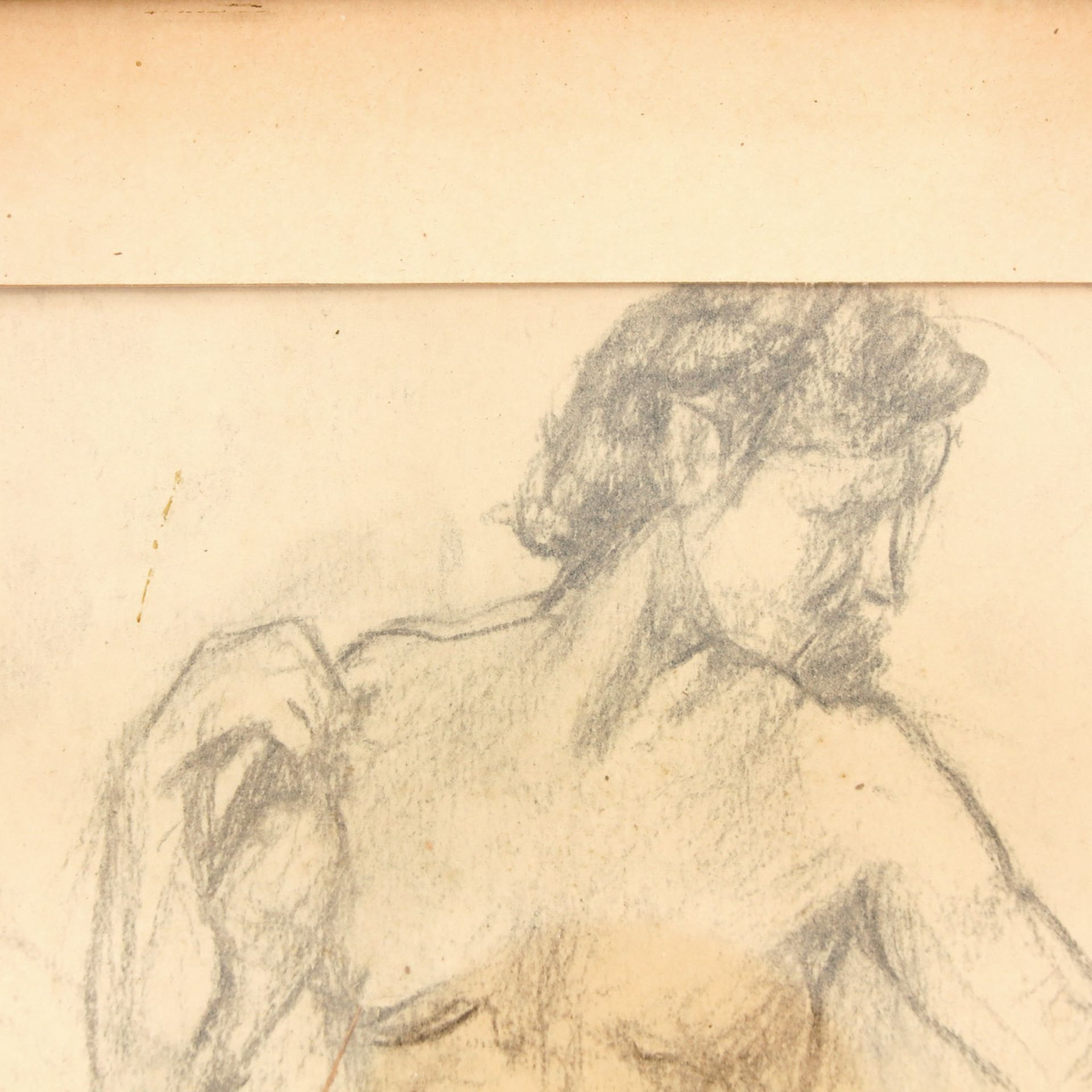 A Study Drawing by Isaac Israels - Bild 4 aus 6