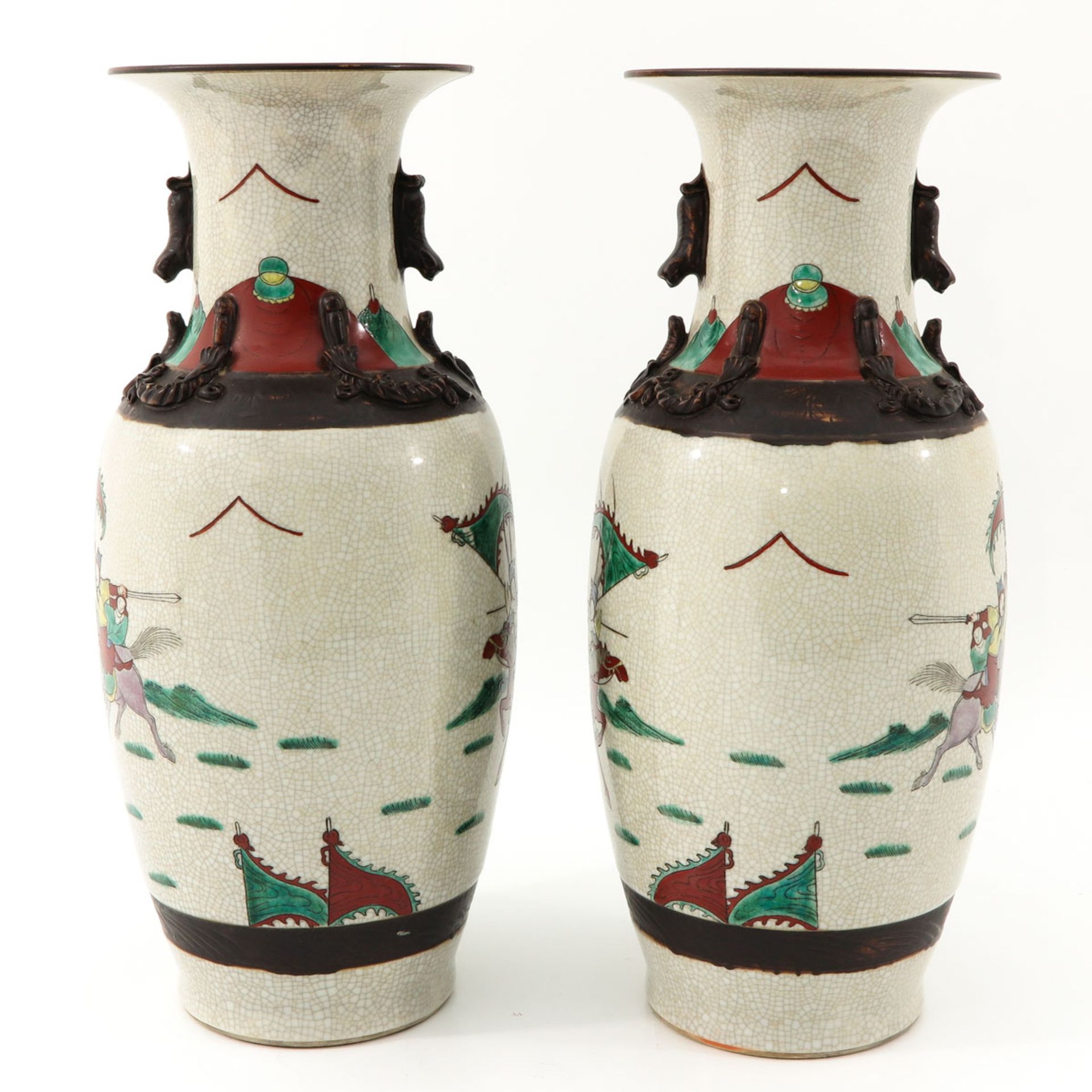 A Pair of Nanking Vases - Bild 3 aus 10