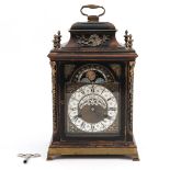 A Table Clock Signed James Smith London