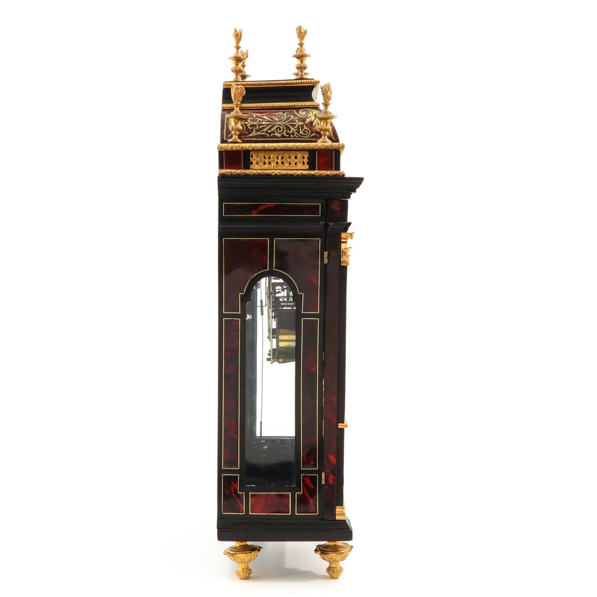 A French Religious Clock Signed Godefroy Paris - Bild 4 aus 9