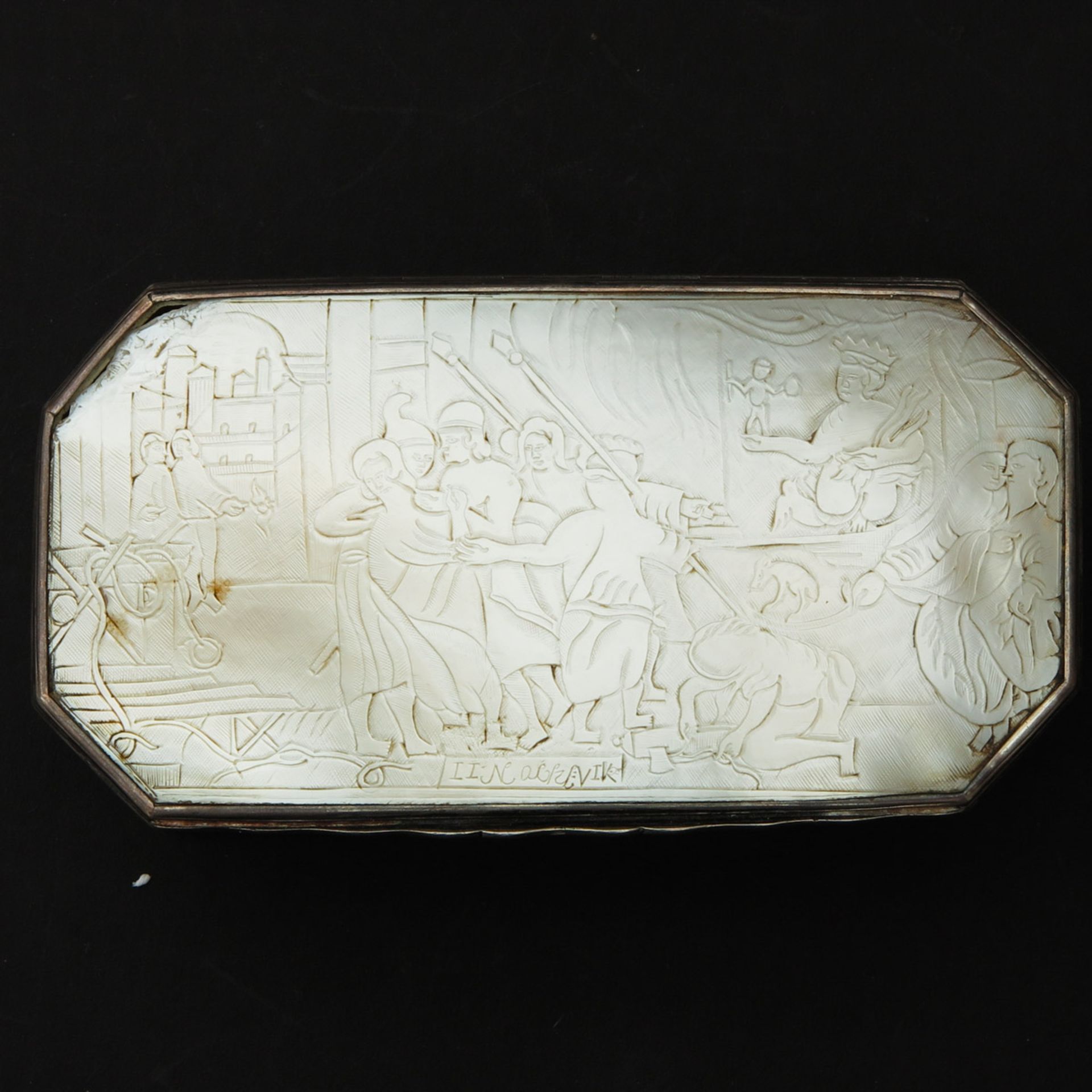 An 18th Century Silver Snuff Box - Bild 5 aus 9
