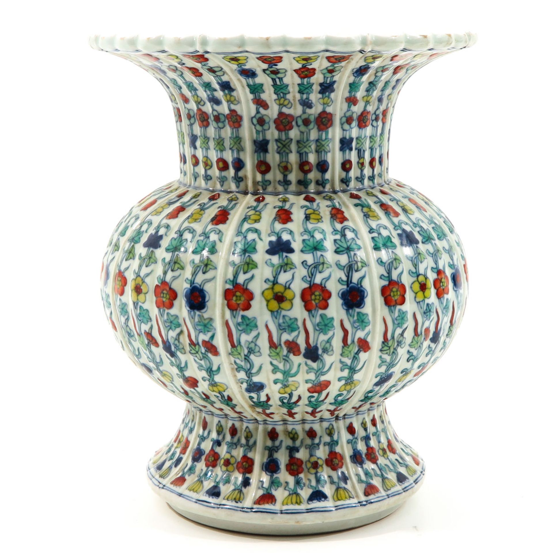 A Polychrome Decor Vase - Image 2 of 10