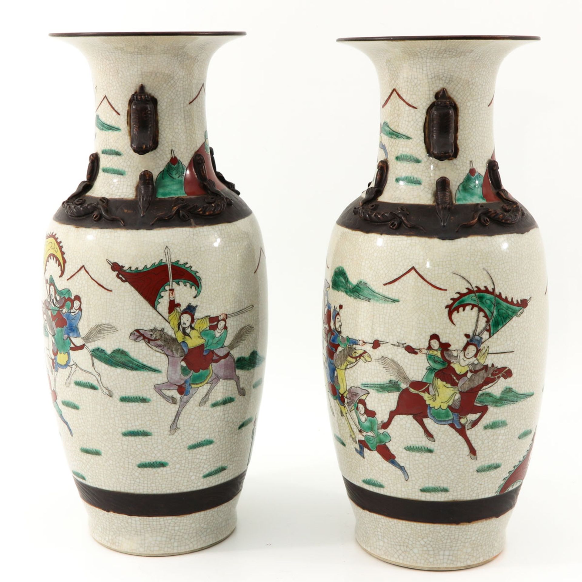 A Pair of Nanking Vases - Bild 2 aus 10