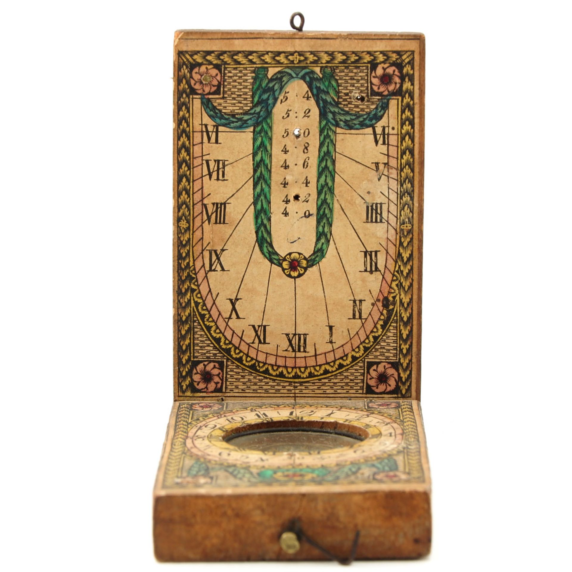 A Small 19th Century Travel Compass - Bild 5 aus 5