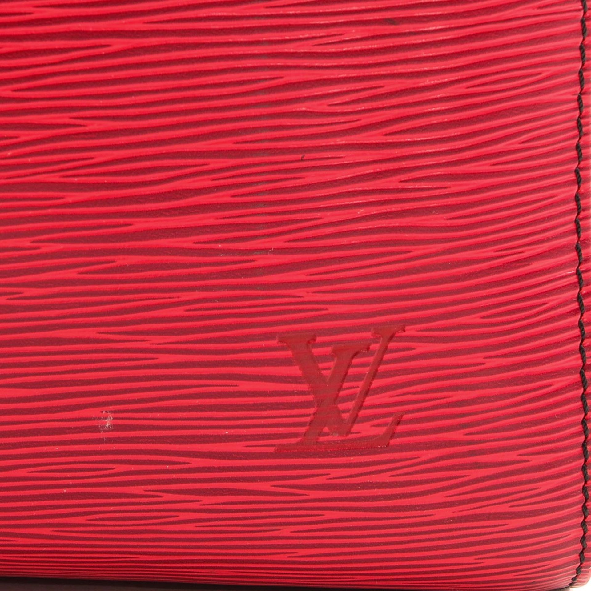 A Louis Vuitton Red Epi Leather Keepall 50 - Bild 7 aus 8