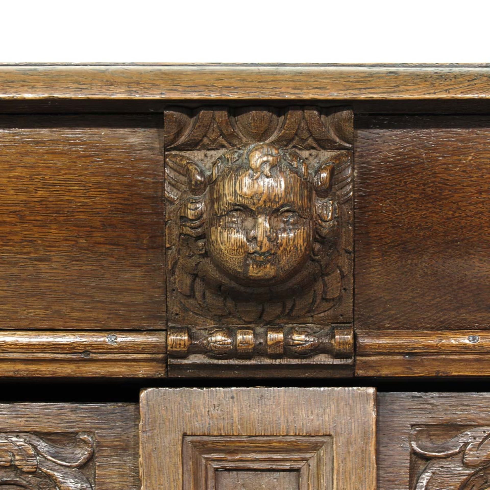 An 18th Century Oak Counter Cabinet - Bild 9 aus 10