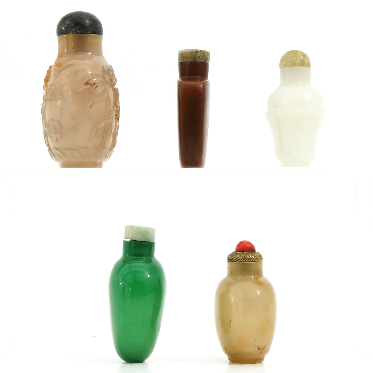 A Collection of 5 Snuff Bottles - Image 4 of 10