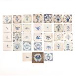 A Lot of 31 Dutch Tiles