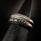 A 14KG Ladies Diamond Ring