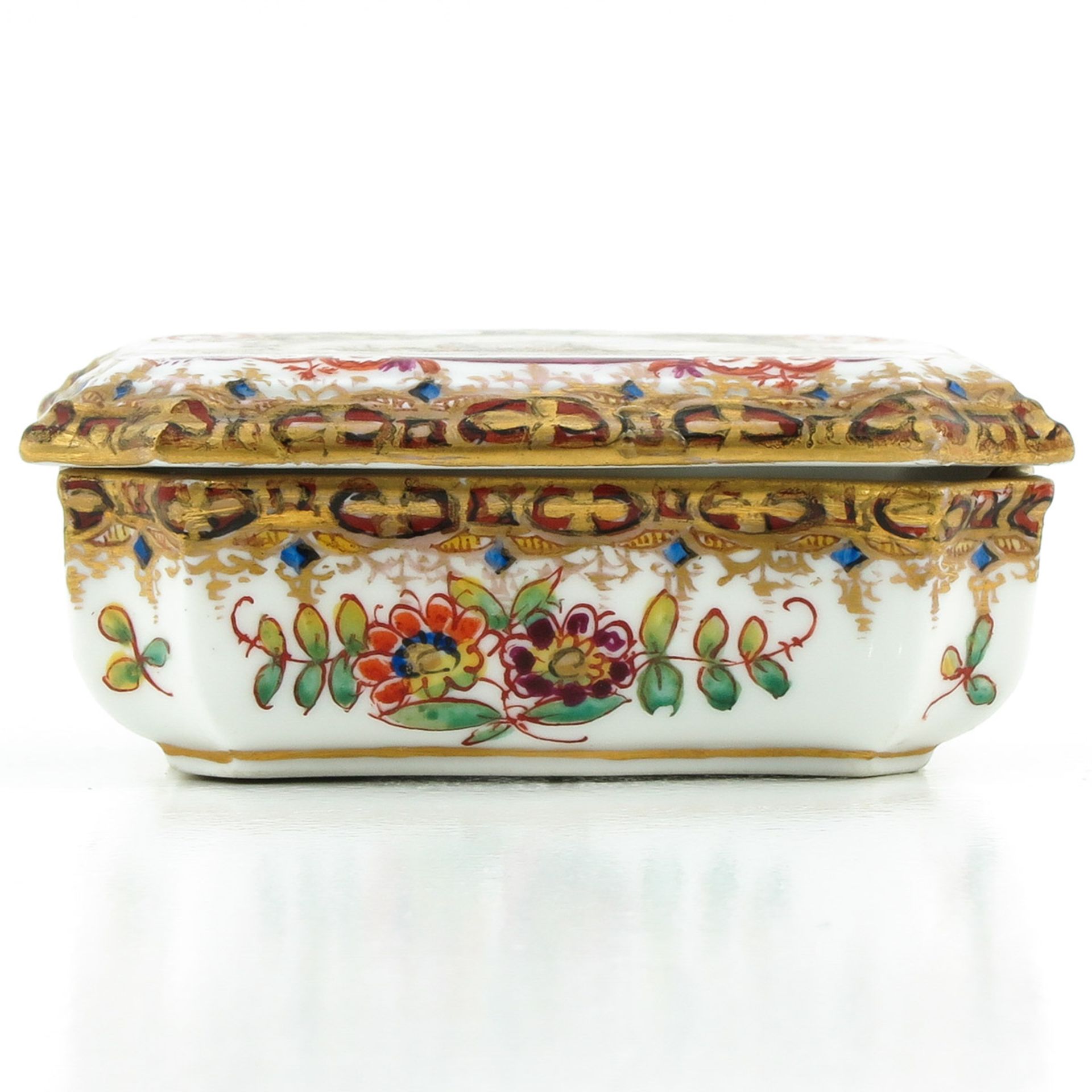 A 19th Century Meissen Match Safe